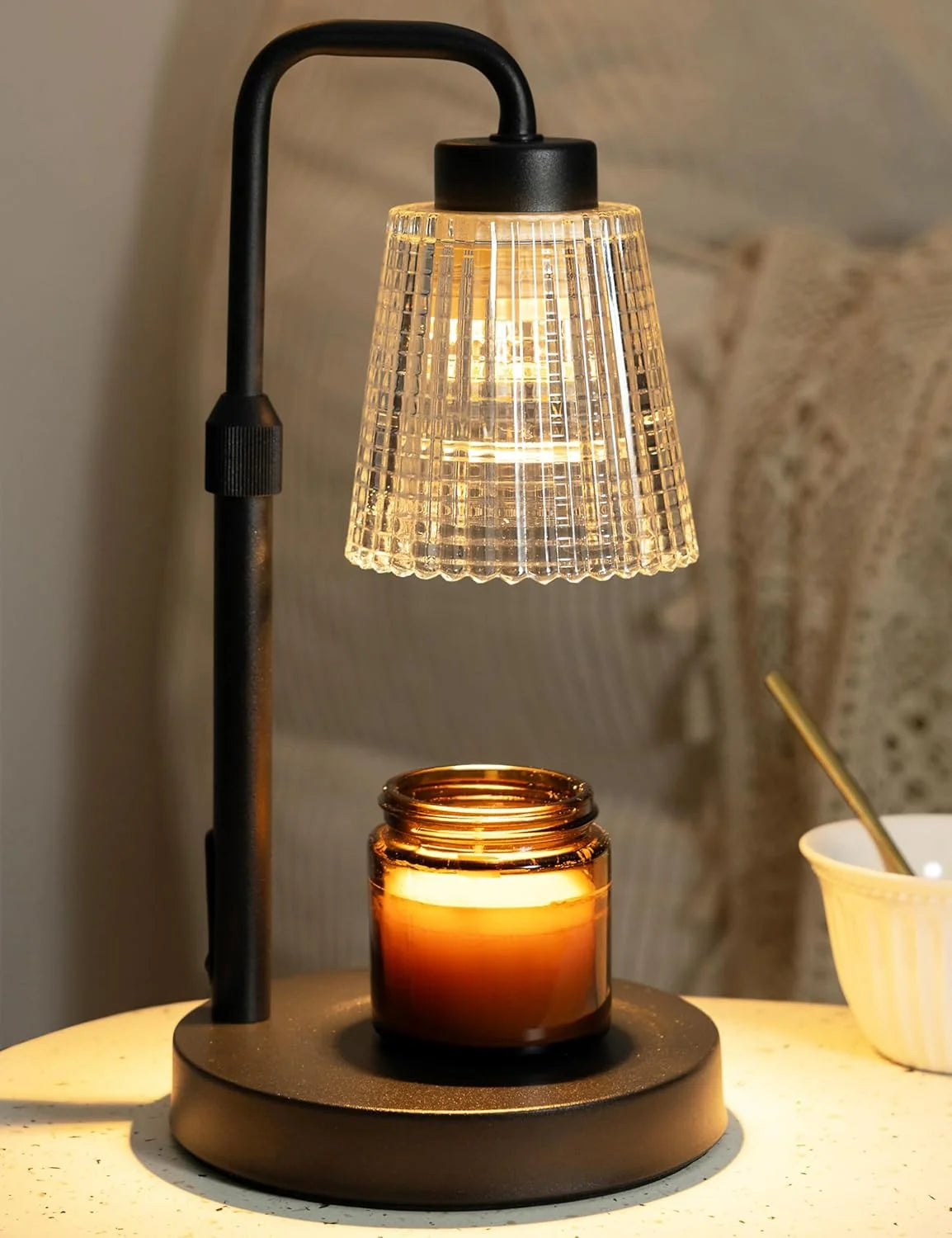 1PC Candle Warmer Lamp with Timer Dimmable, Birthday Gifts for Women Mom, House Warming Gifts New Home Decor,No candles included